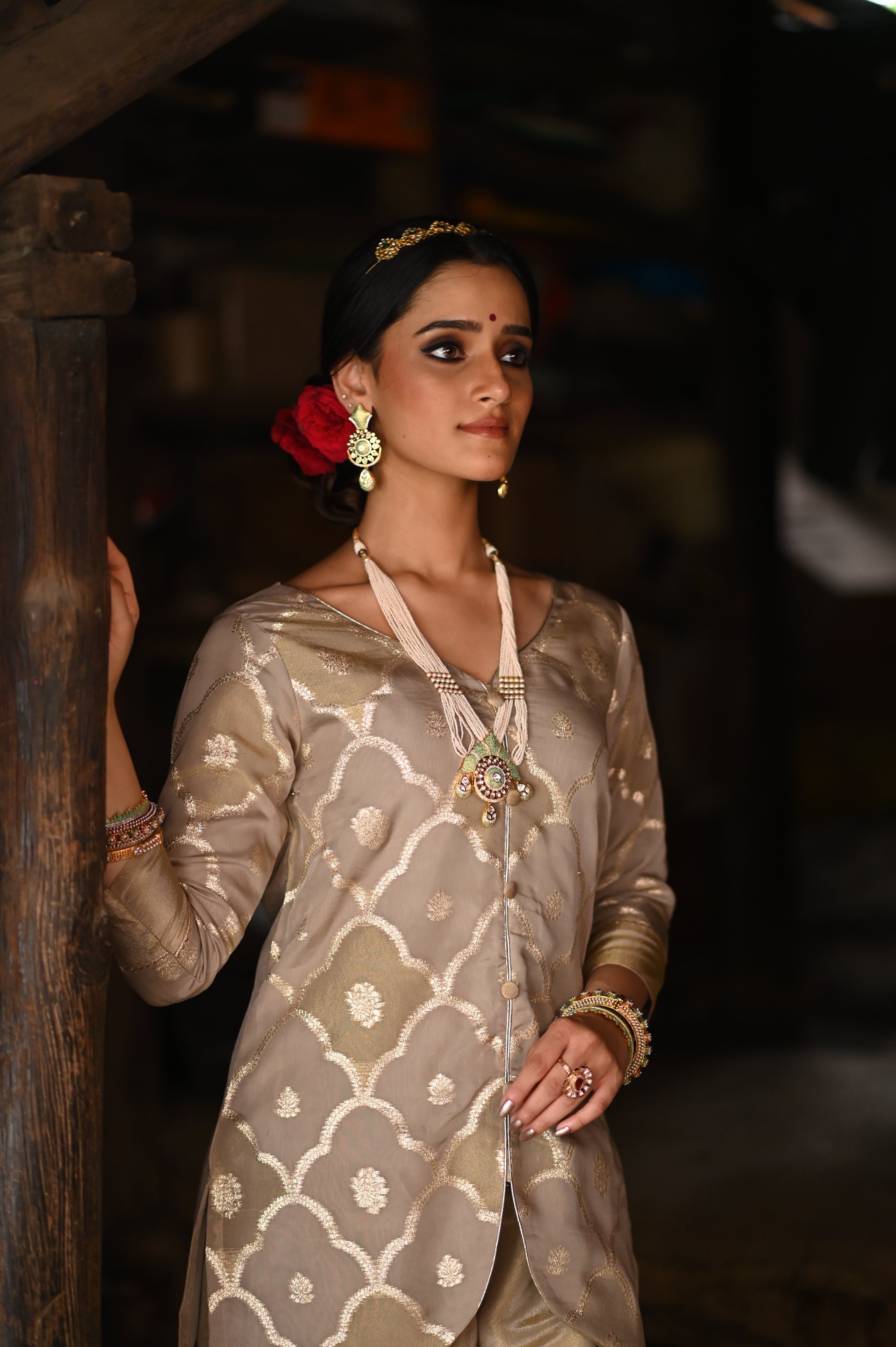 Brocade Short Kurti