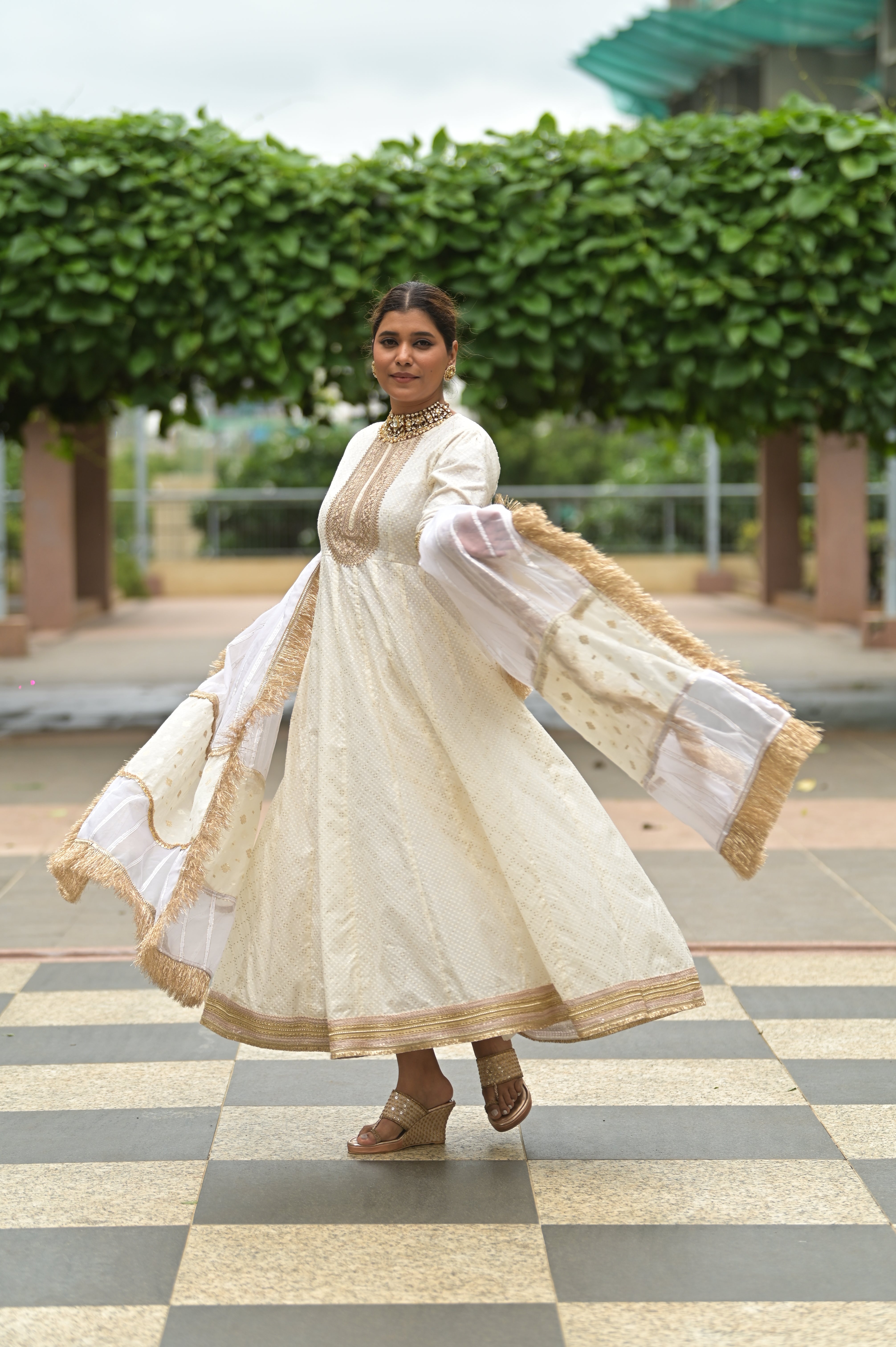 CHANDERI ANARKALI