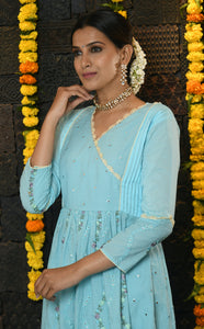 Angarkha Style Anarkali by Sayuri.